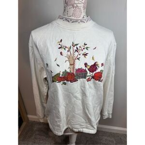 VTG Bobbie Brooks Autumn-Themed Sweatshirt – Size M